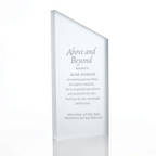 View larger image of Frosted Acrylic Trophy - Slanted Rectangle